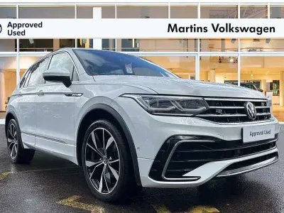 Used VW Tiguan R-line 150 HP (110 kW) 2022 White SUV