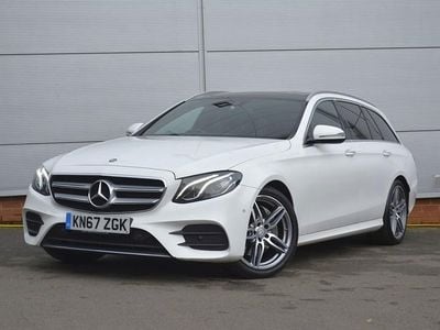 Used Mercedes E220 AMG line 194 HP (142 kW) 2017 White Estate