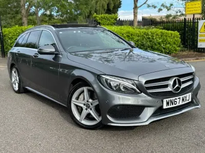 Used Mercedes C250 AMG Line Premium 204 HP (150 kW) 2017 Grey Estate
