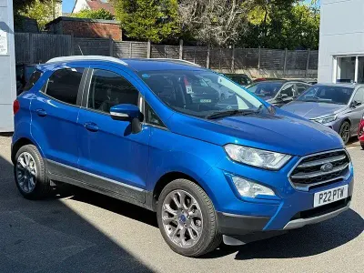 Used Ford Ecosport Titanium 125 HP (91 kW) 2020 Blue SUV