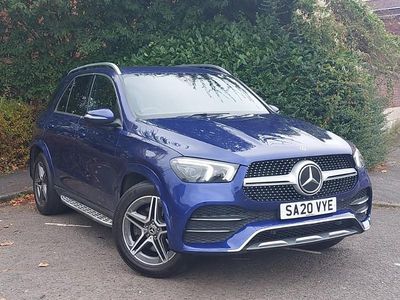 Blue Used 2020 Mercedes GLE300 AMG Line Premium SUV | £33,998 (Fair price)