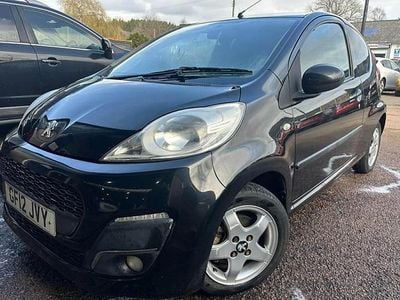 Used Peugeot 107 Allure 68 HP (50 kW) 2012 Black Hatchback