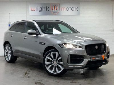 Silver Used 2017 Jaguar F-Pace R-Sport SUV | £18,995 (Fair price)