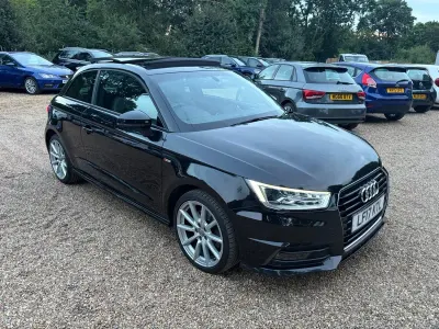 Used Audi A1 S-Line 2017 Black Hatchback