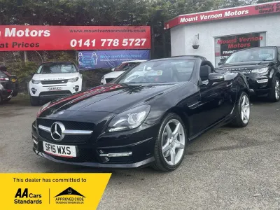 Used Mercedes SLK200 AMG 184 HP (135 kW) 2015 Black Cabriolet