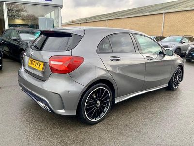 Used Mercedes A180 AMG Line Premium 109 HP (80 kW) 2017 Grey Hatchback