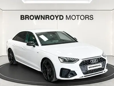 Used Audi A4 S-Line 150 HP (110 kW) 2022 White Sedan