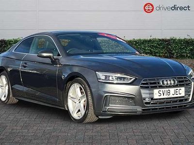 Grey Used 2018 Audi A5 S-Line Coupe | £15,200 (Good price)