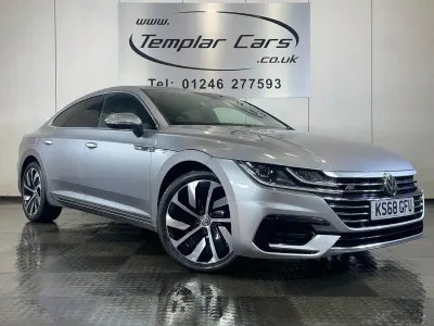 Begagnad VW Arteon R-line 190 HK (139 kW) 2018 Silver Halvkombi
