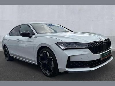 Used Skoda Superb SportLine 150 HP (110 kW) 2026 Pure white Hatchback