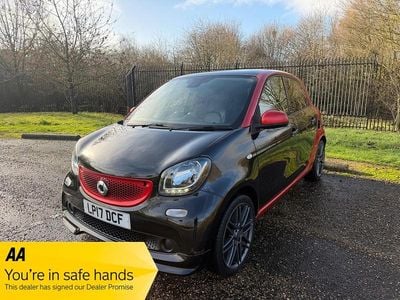 Used Smart ForFour Brabus 90 HP (66 kW) 2017 Black Hatchback