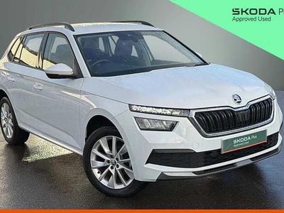 Used Skoda Kamiq SE 94 HP (69 kW) 2023 Moon white metallic SUV