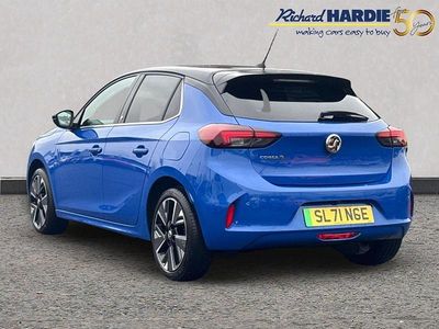 Used Vauxhall Corsa-e Elite 98 kW (134 HP) 2021 Blue Hatchback