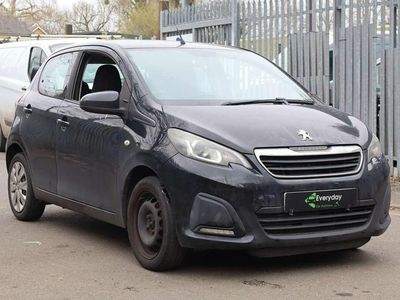 Used Peugeot 108 Active 68 HP (50 kW) 2015 Black Hatchback