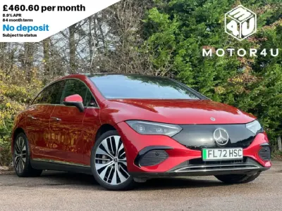 Used Mercedes EQE350 Exclusive Luxury 214 kW (292 HP) 2022 Red Sedan
