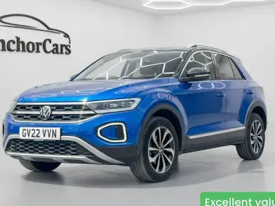 Used VW T-Roc Style 110 HP (80 kW) 2022 Blue SUV