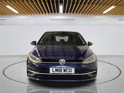 Used VW Golf VII SE 110 HP (80 kW) 2018 Blue Hatchback