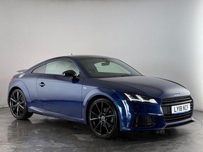 Used Audi TT Black Edition 230 HP (169 kW) 2018 Blue Coupe