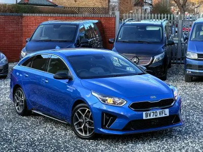 Begagnad Kia ProCeed GT-Line 140 HK (102 kW) 2020 Blå Halvkombi