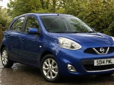 Begagnad Nissan Micra Acenta 2014 Blå Halvkombi