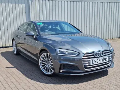 Used Audi A5 S-Line 150 HP (110 kW) 2019 Grey Coupe