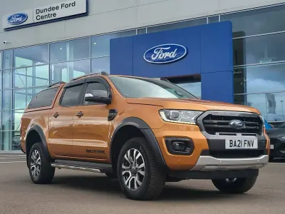 Used Ford Ranger Wildtrack 2021 Orange Pickup