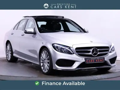 Usado Mercedes C220 AMG Line Premium Plus 170 HP (125 kW) 2017 Prateado Sedan