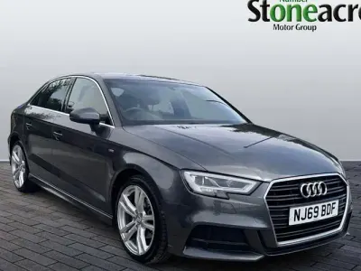 Used Audi A3 S-Line 116 HP (85 kW) 2019 Grey Sedan