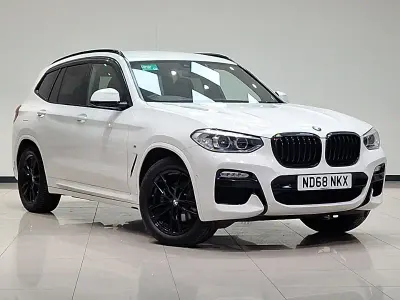 Begagnad BMW X3 M Sport 190 HK (139 kW) 2018 Vit SUV
