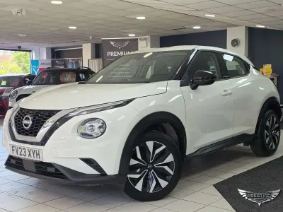 Used Nissan Juke Acenta 114 HP (83 kW) 2023 White SUV