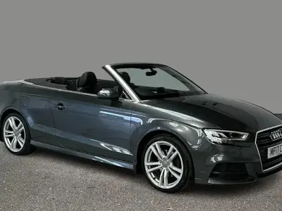 Used Audi A3 Cabriolet S-Line 150 HP (110 kW) 2017 Grey Cabriolet