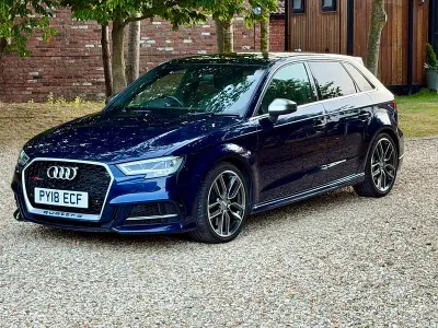 Used Audi S3 Sportback Performance 2018 Blue Hatchback