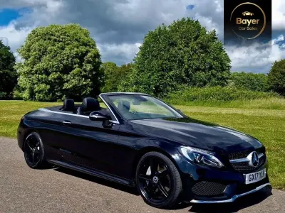Used Mercedes C250 AMG Line Premium Plus 2017 Black Cabriolet