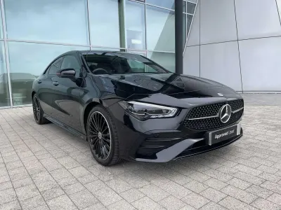 Used Mercedes CLA200 AMG Line Premium Plus 163 HP (119 kW) 2025 Black Coupe