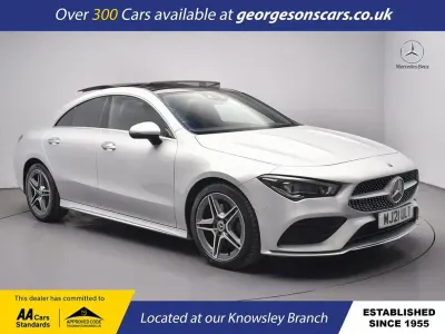 Used Mercedes CLA220 AMG Line Premium Plus 2021 Silver Sedan