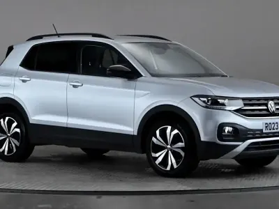 Used VW T-Cross Black Edition 110 HP (80 kW) 2023 Silver SUV