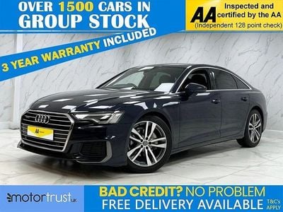 Blue Used 2020 Audi A6 S-Line Sedan | £18,100 (Fair price)