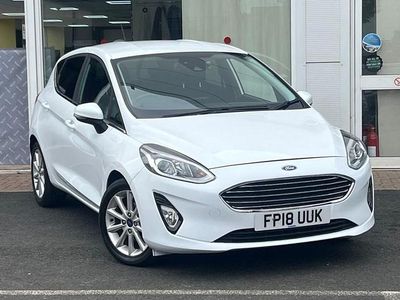 White Used 2018 Ford Fiesta Titanium Hatchback | £2,950 (Fair price)