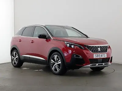 Used Peugeot 3008 GT-line 131 HP (96 kW) 2019 Red SUV