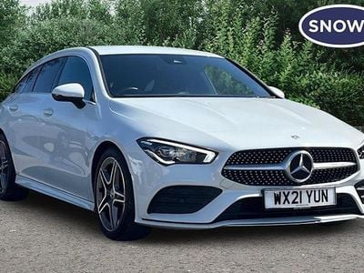 Used Mercedes CLA220 Shooting Brake AMG line 190 HP (139 kW) 2021 White Estate