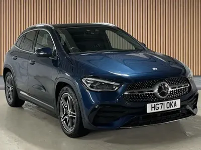 Used Mercedes GLA180 AMG line 136 HP (100 kW) 2022 Denim blue  metallic finish SUV