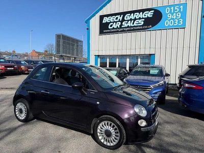 Used Fiat 500 Lounge 85 HP (62 kW) 2014 Mauve/purple Hatchback