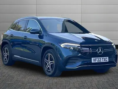 Used Mercedes EQA300 AMG line 165 kW (225 HP) 2022 Denim blue SUV
