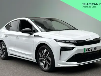 Used Skoda Enyaq iV SportLine 210 kW (286 HP) 2025 White SUV