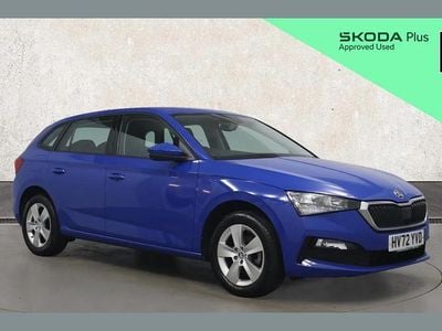 Blue Used 2022 Skoda Scala SE Hatchback | £12,994 (Fair price)