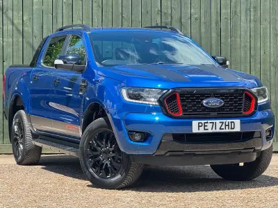 Used Ford Ranger S 2021 Blue Pickup