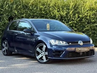 Used VW Golf VII R 295 HP (216 kW) 2014 Blue Hatchback