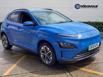 Used Hyundai Kona Premium 150 kW (204 HP) 2021 Blue SUV