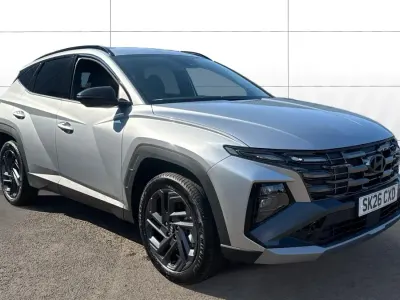 New Hyundai Tucson Blackline 239 HP (175 kW) 2026 Metallic  shimmering silver SUV