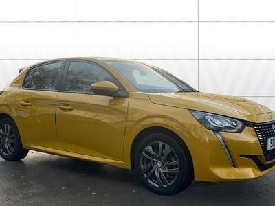 Yellow Used 2021 Peugeot 208 Active Premium Hatchback | £13,130 (Fair price)